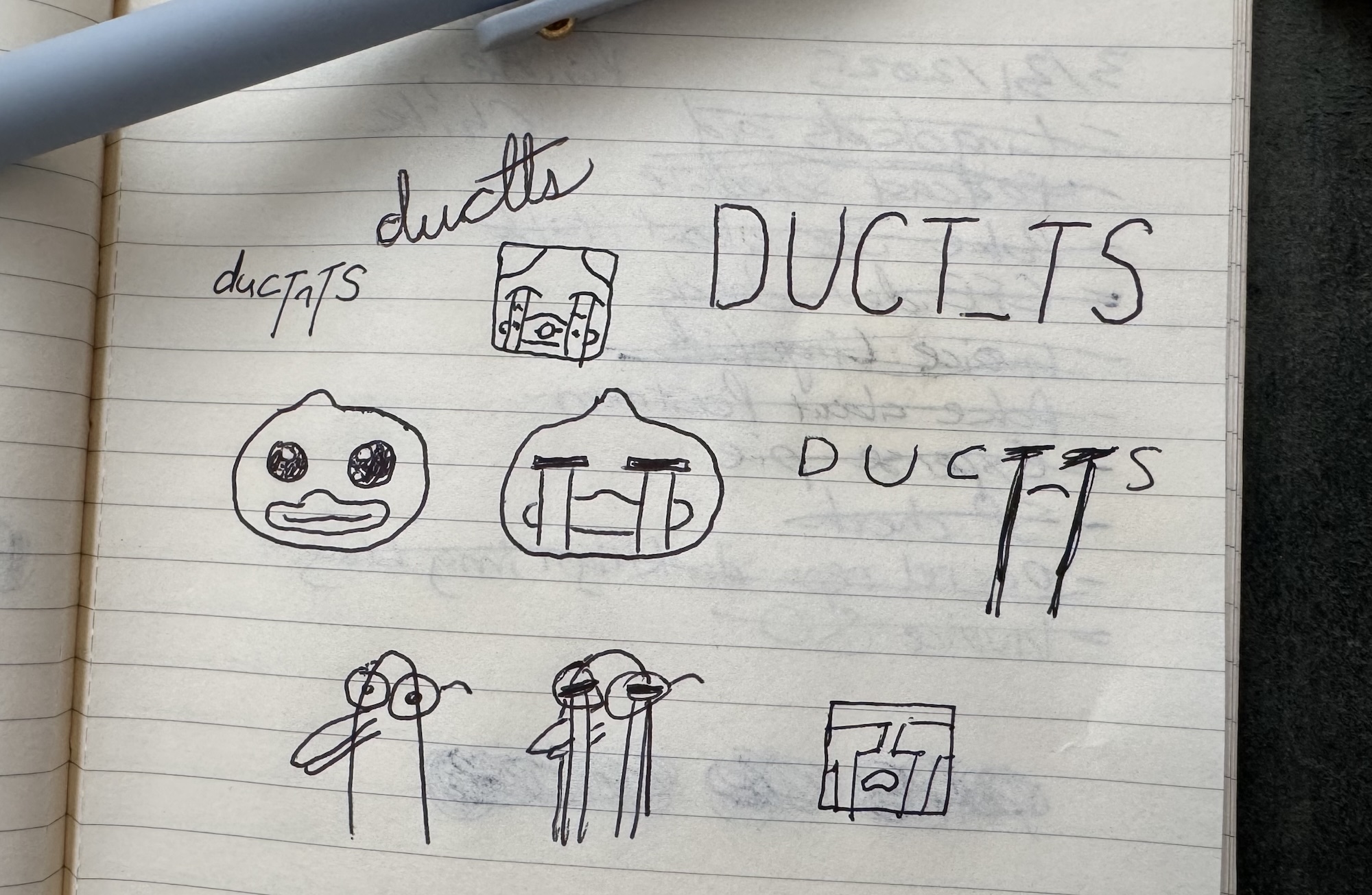 Ductts logo sketches
