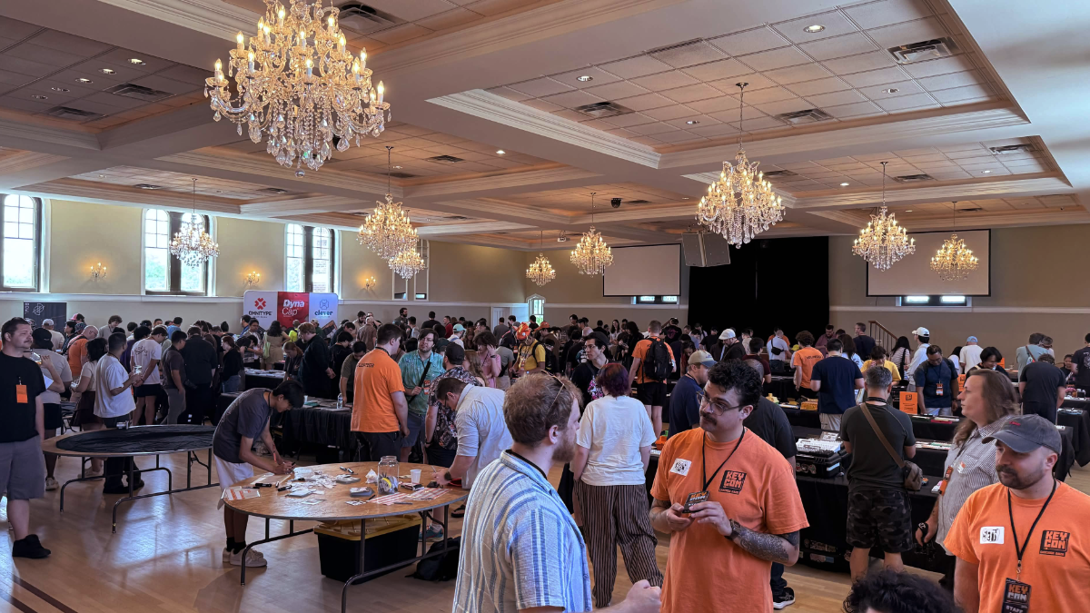 The KeyCon hall
