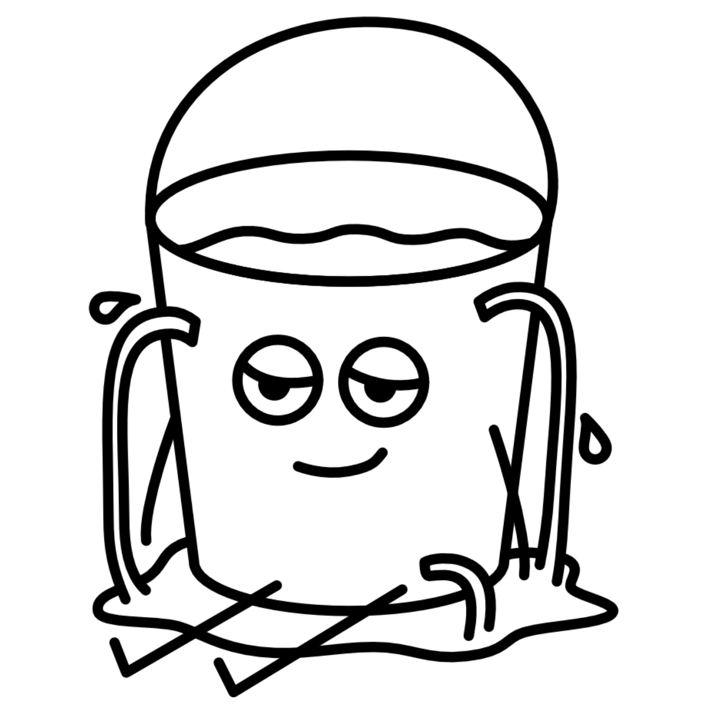 Initial line version of the Bucket