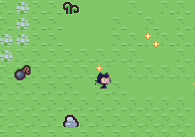 GitHub Mona character walking in the game