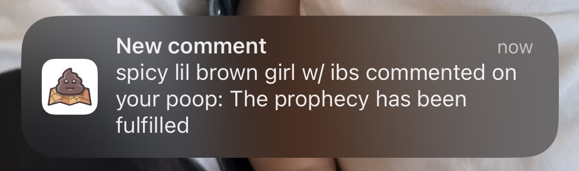 spicy lil brown girl w/ ibs commented: the prophecy has been fulfilled