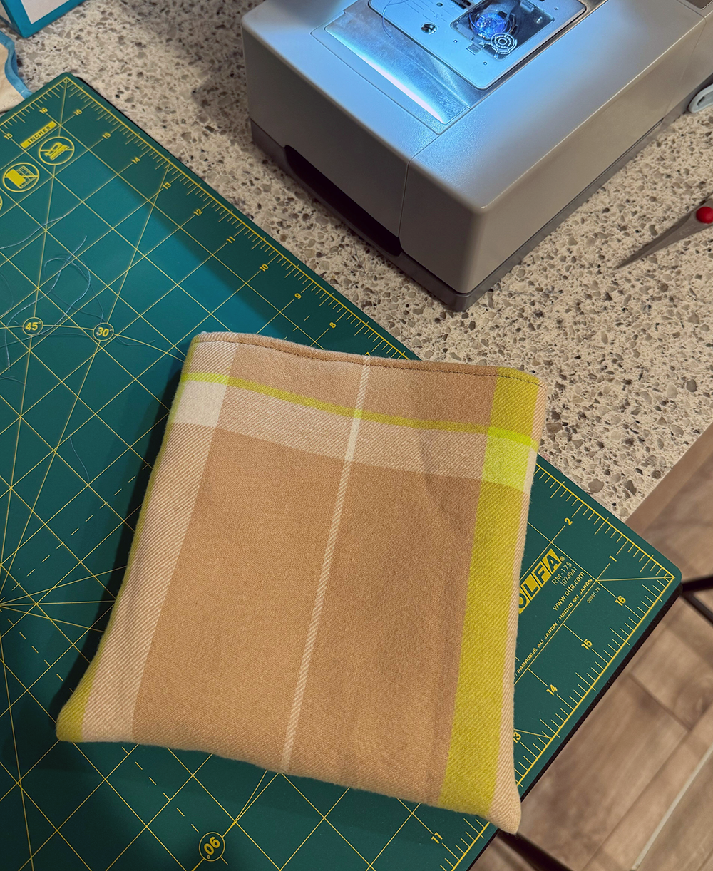 The final case, flat on the table